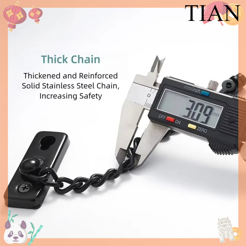 Security Chain Door - Rantai Pintu Anti-Kunci Baja Tahan Karat