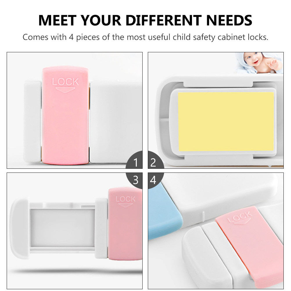 4 Buah Kunci Lemari Multifungs - Medicine Cabinet Lock ulasan dan harga