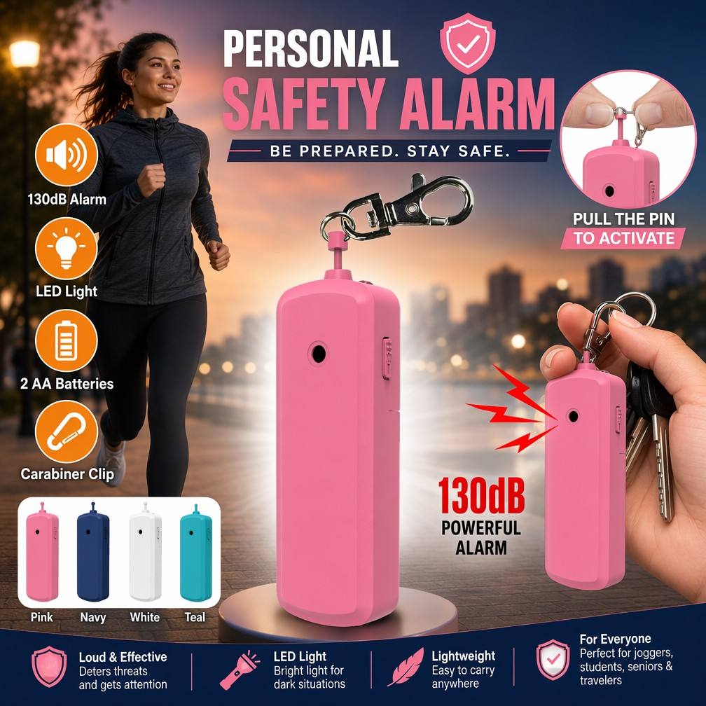 Alarm Anti Serigala Portabel 1 - Personal Alarm Keychain ulasan dan harga
