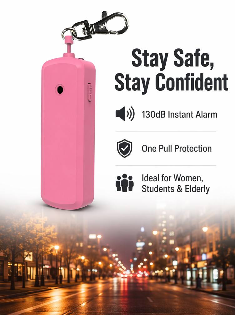 Alarm Anti Serigala Portabel 1 - Personal Alarm Keychain ulasan dan harga